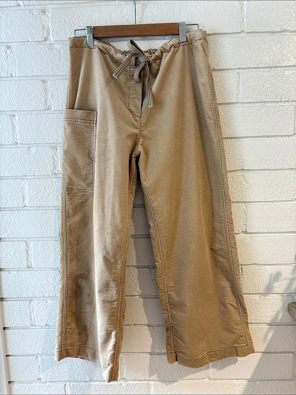 The Little Project Corduroy Cargo Pants in Tan